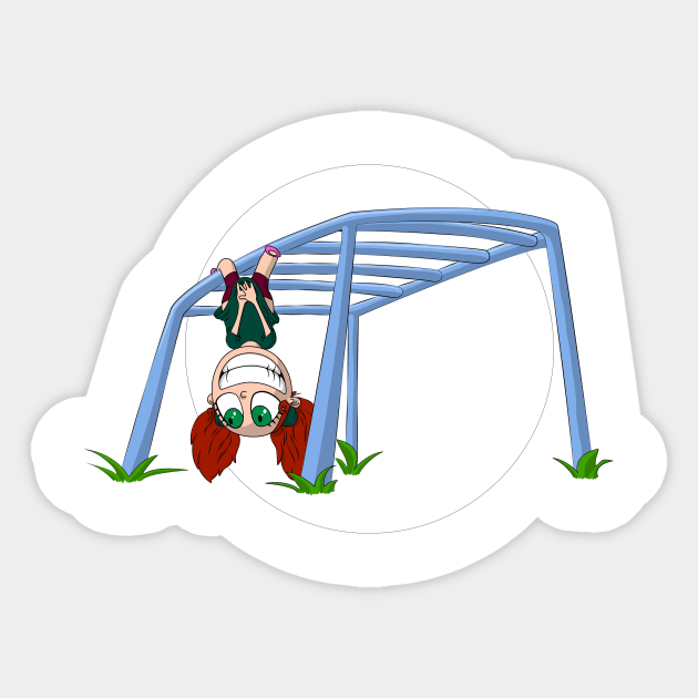 Monkey Bars of Hangyness Sticker by Joshessel